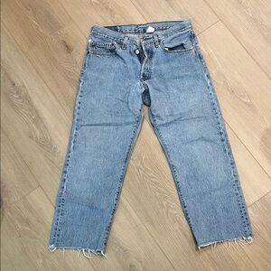 Levi's Blue Ankle & Cropped Jeans